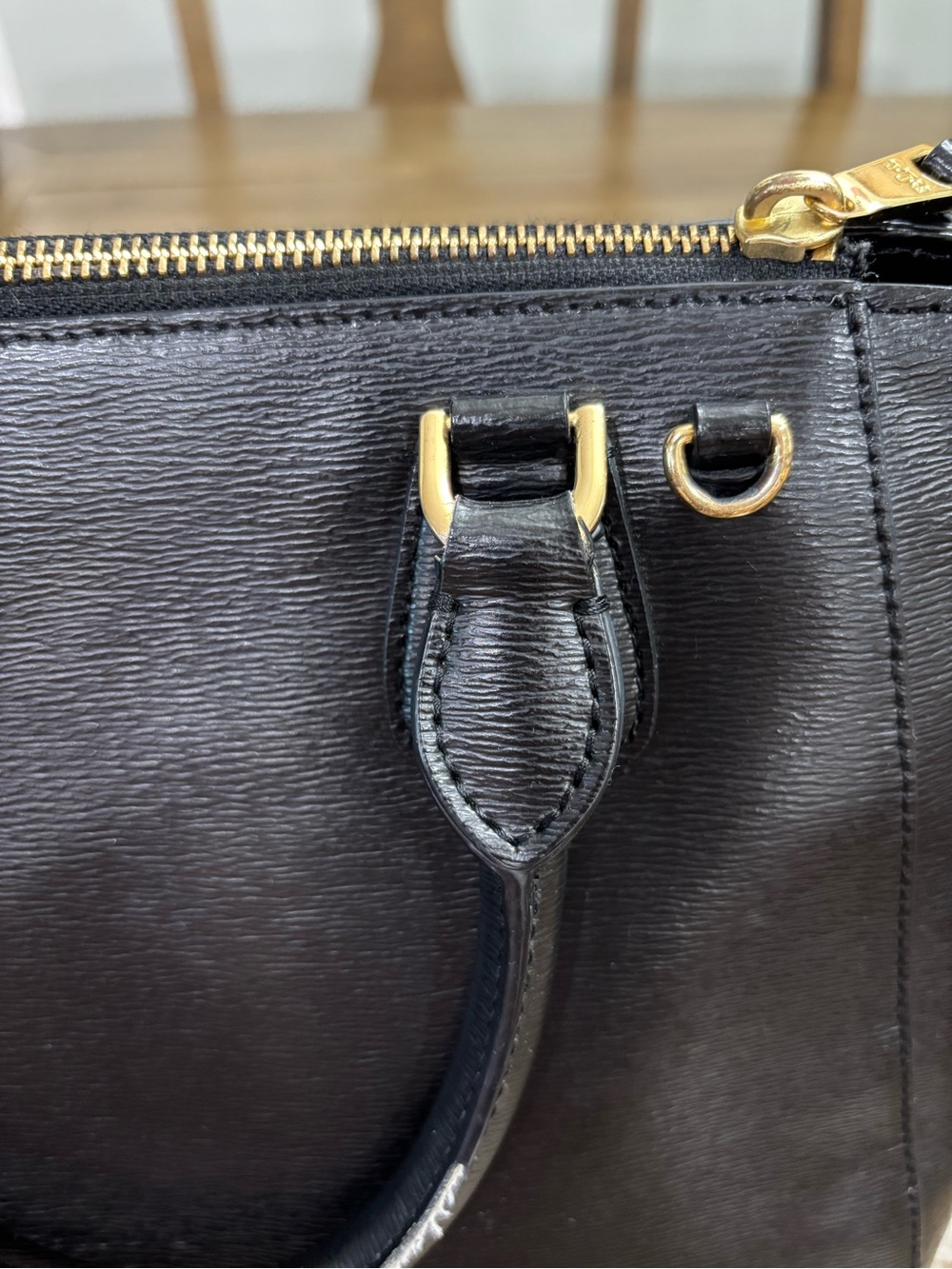 Ralph Lauren Black Leather Tote Bag - Picture 9 of 12